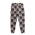 Caduceus Pattern Print Sweatpants