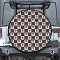 Caduceus Pattern Print Tire Cover