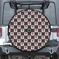 Caduceus Pattern Print Tire Cover With Camera Hole