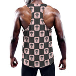 Caduceus Pattern Print Training Tank Top