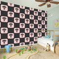Caduceus Pattern Print Wall Sticker