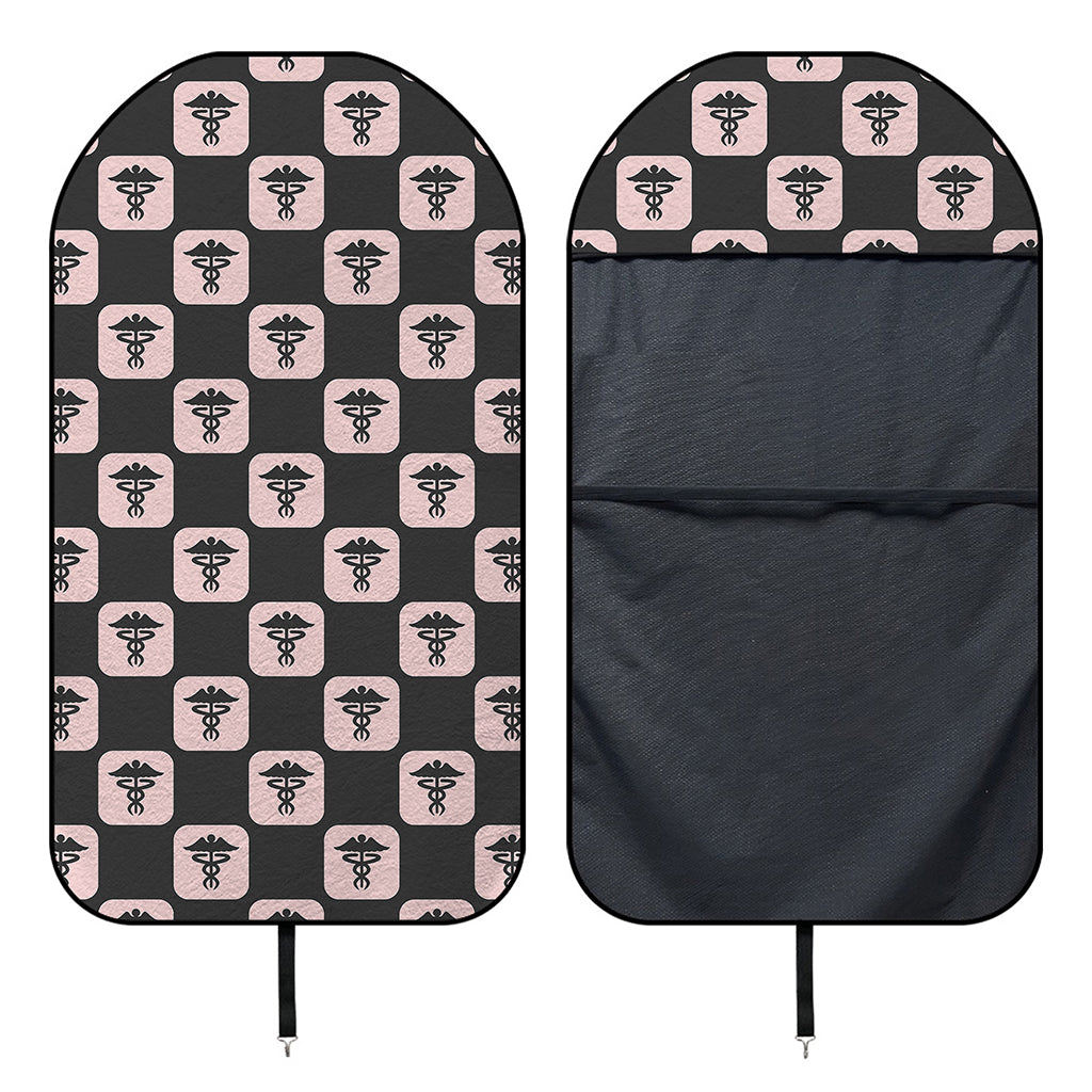 Caduceus Pattern Print Waterproof Car Seat Cover