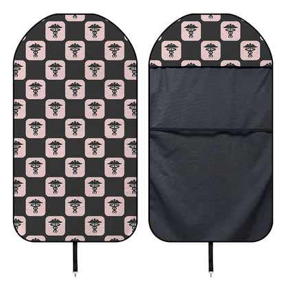 Caduceus Pattern Print Waterproof Car Seat Cover