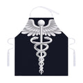 Caduceus Symbol Of Medicine Print Adjustable Apron