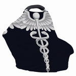 Caduceus Symbol Of Medicine Print Baby Seat Cover
