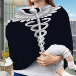 Caduceus Symbol Of Medicine Print Baby Seat Cover