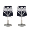 Caduceus Symbol Of Medicine Print Bar Stool Covers