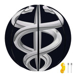 Caduceus Symbol Of Medicine Print Basketball