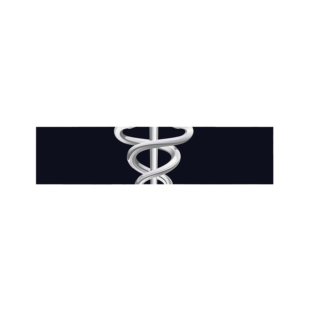 Caduceus Symbol Of Medicine Print Bed Runner