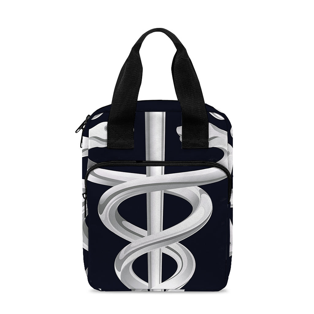 Caduceus Symbol Of Medicine Print Bible Tote Bag