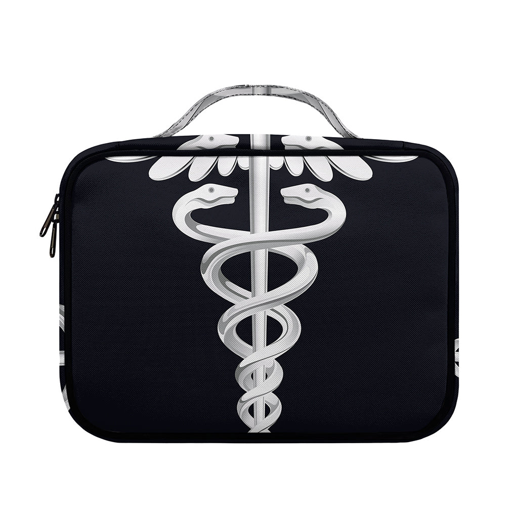 Caduceus Symbol Of Medicine Print Briefcase Bible Bag