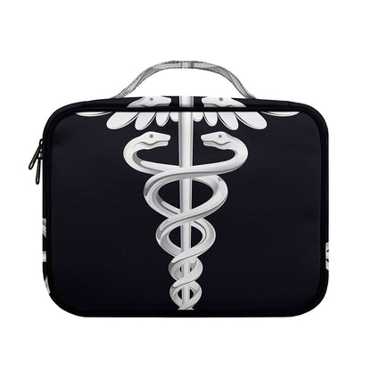 Caduceus Symbol Of Medicine Print Briefcase Bible Bag