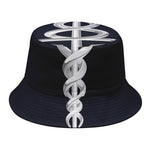 Caduceus Symbol Of Medicine Print Bucket Hat