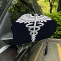 Caduceus Symbol Of Medicine Print Car Side Mirror Covers