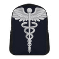 Caduceus Symbol Of Medicine Print Casual Backpack