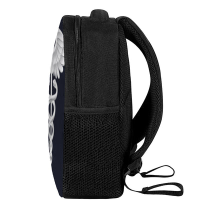 Caduceus Symbol Of Medicine Print Casual Backpack
