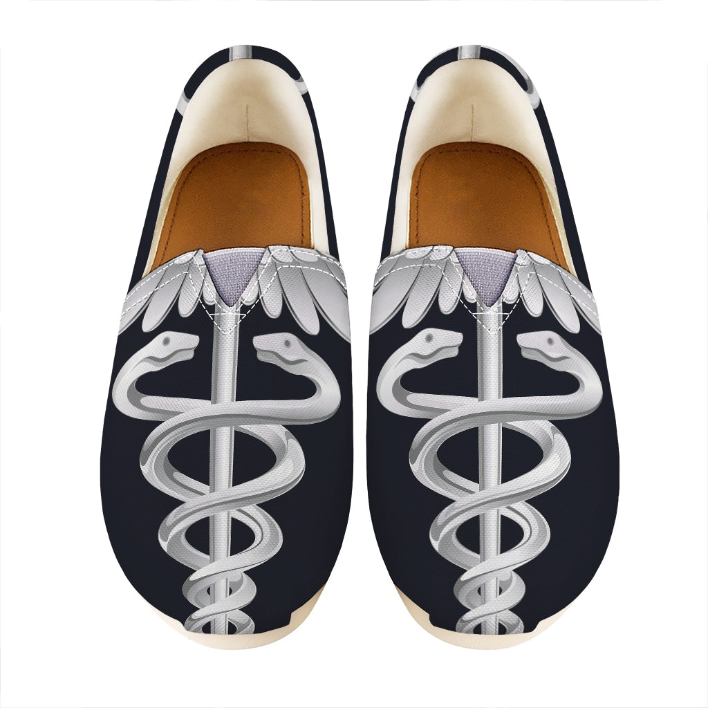 Caduceus Symbol Of Medicine Print Casual Shoes