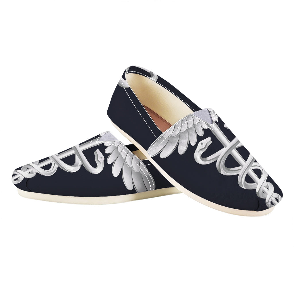 Caduceus Symbol Of Medicine Print Casual Shoes