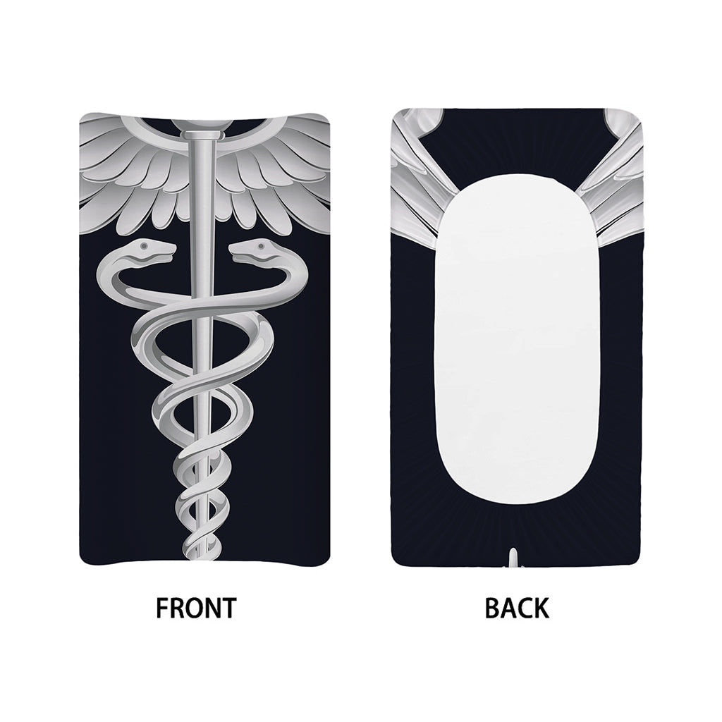 Caduceus Symbol Of Medicine Print Changing Pad Cover
