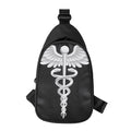 Caduceus Symbol Of Medicine Print Sling Bag