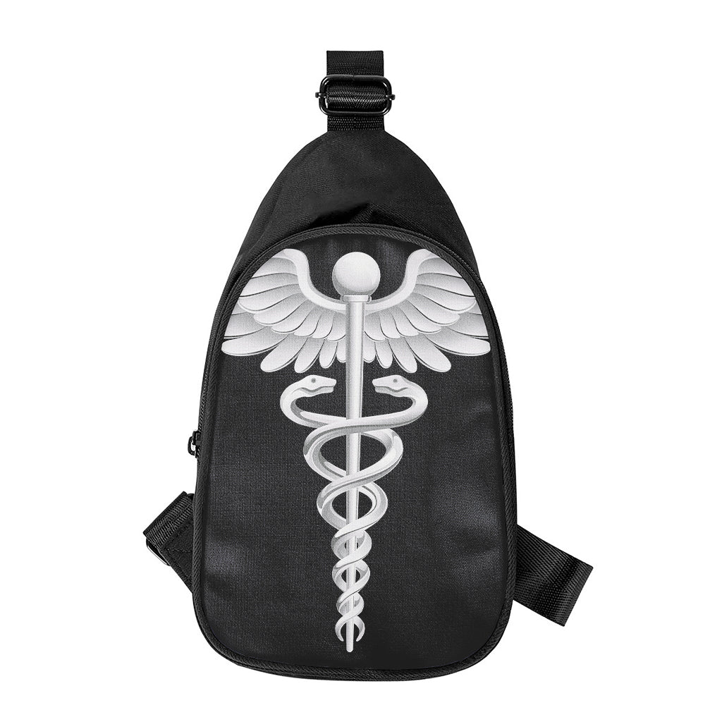 Caduceus Symbol Of Medicine Print Chest Bag