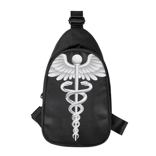 Caduceus Symbol Of Medicine Print Chest Bag