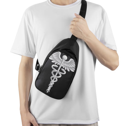 Caduceus Symbol Of Medicine Print Chest Bag