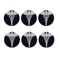 Caduceus Symbol Of Medicine Print Coaster Set
