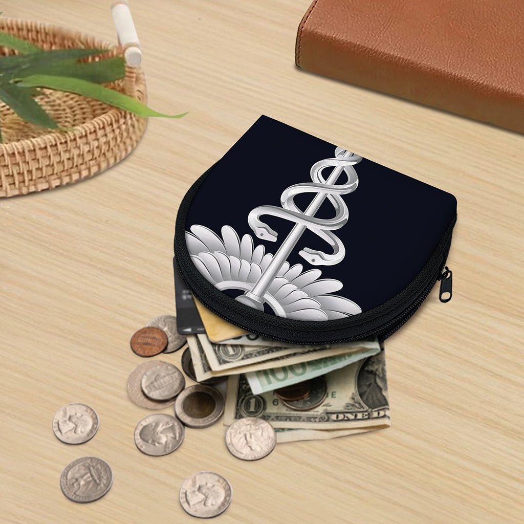 Caduceus Symbol Of Medicine Print Coin Purse