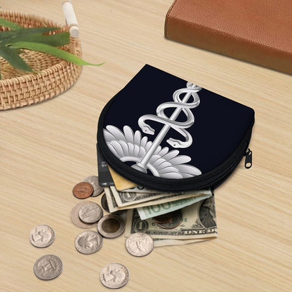 Caduceus Symbol Of Medicine Print Coin Purse