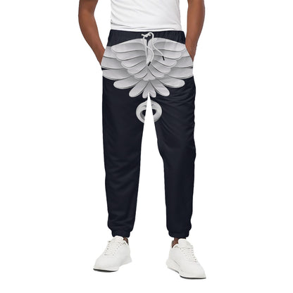 Caduceus Symbol Of Medicine Print Cotton Pants