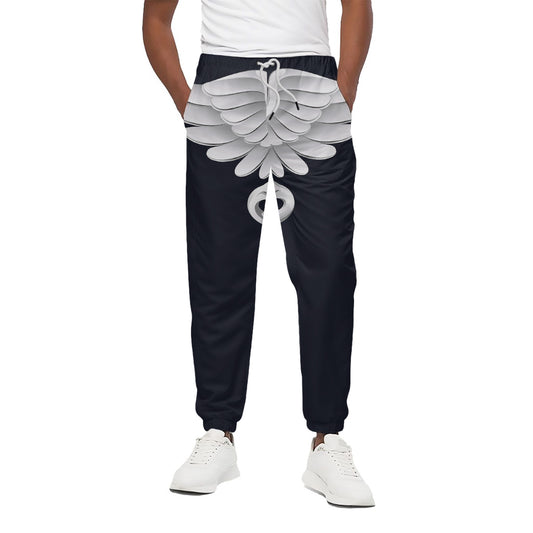 Caduceus Symbol Of Medicine Print Cotton Pants