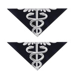 Caduceus Symbol Of Medicine Print Dog Bandana