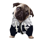 Caduceus Symbol Of Medicine Print Dog Zip Up Hoodie