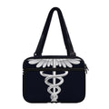Caduceus Symbol Of Medicine Print Double Strap Bible Bag