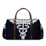 Caduceus Symbol Of Medicine Print Duffle Bag