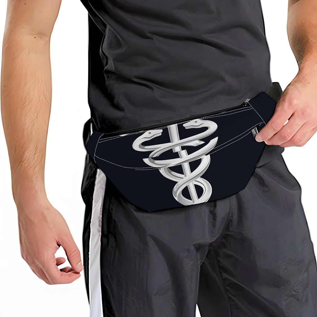 Caduceus Symbol Of Medicine Print Fanny Pack