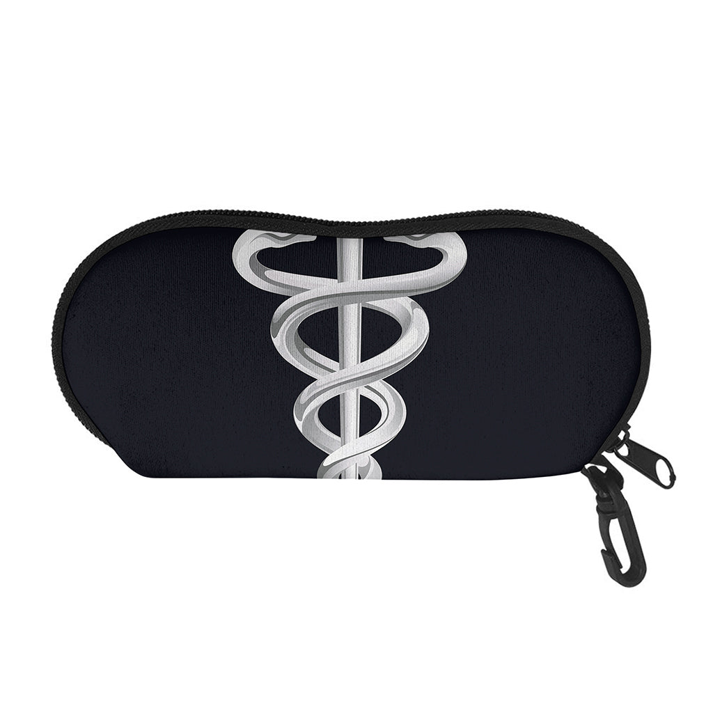 Caduceus Symbol Of Medicine Print Glasses Case