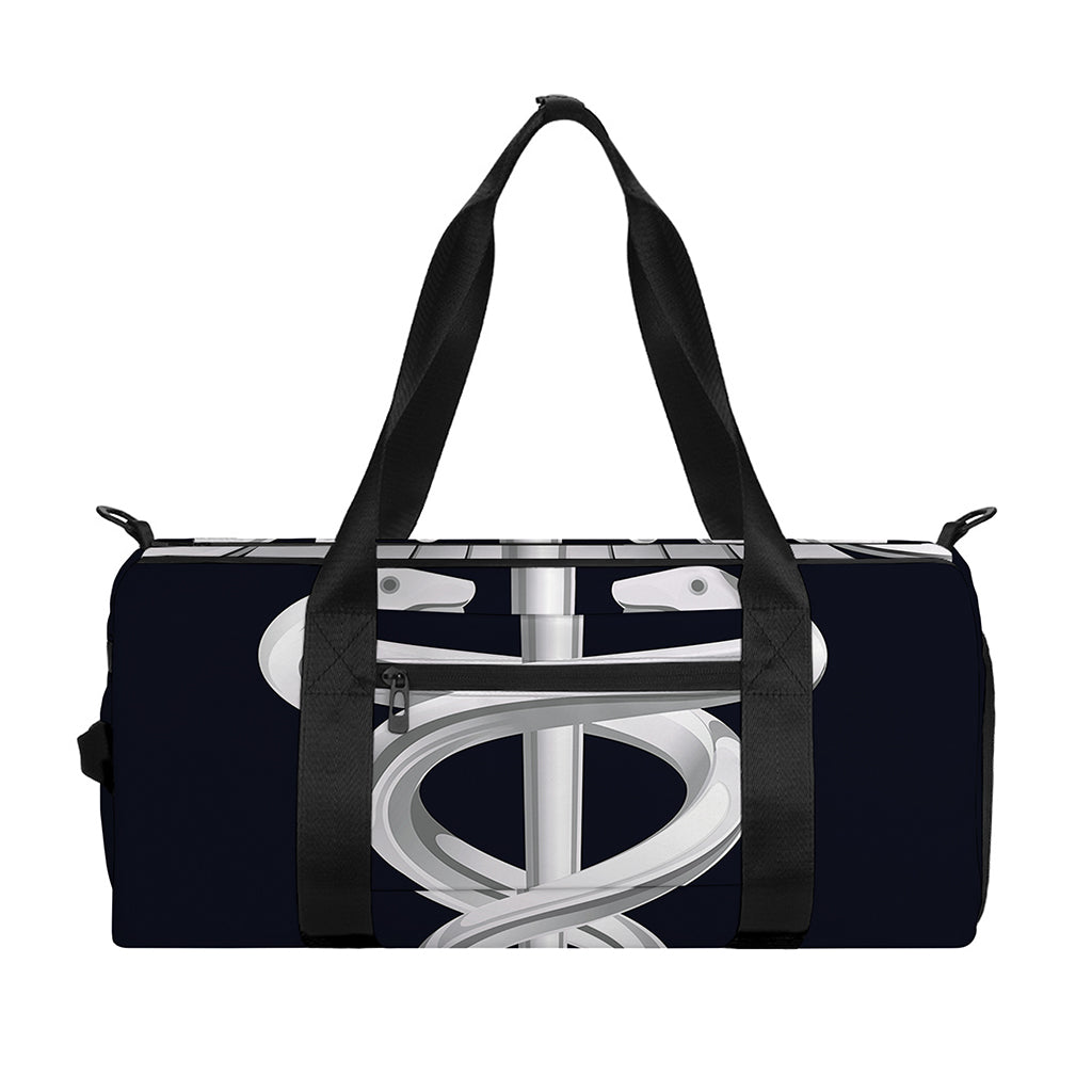 Caduceus Symbol Of Medicine Print Gym Bag