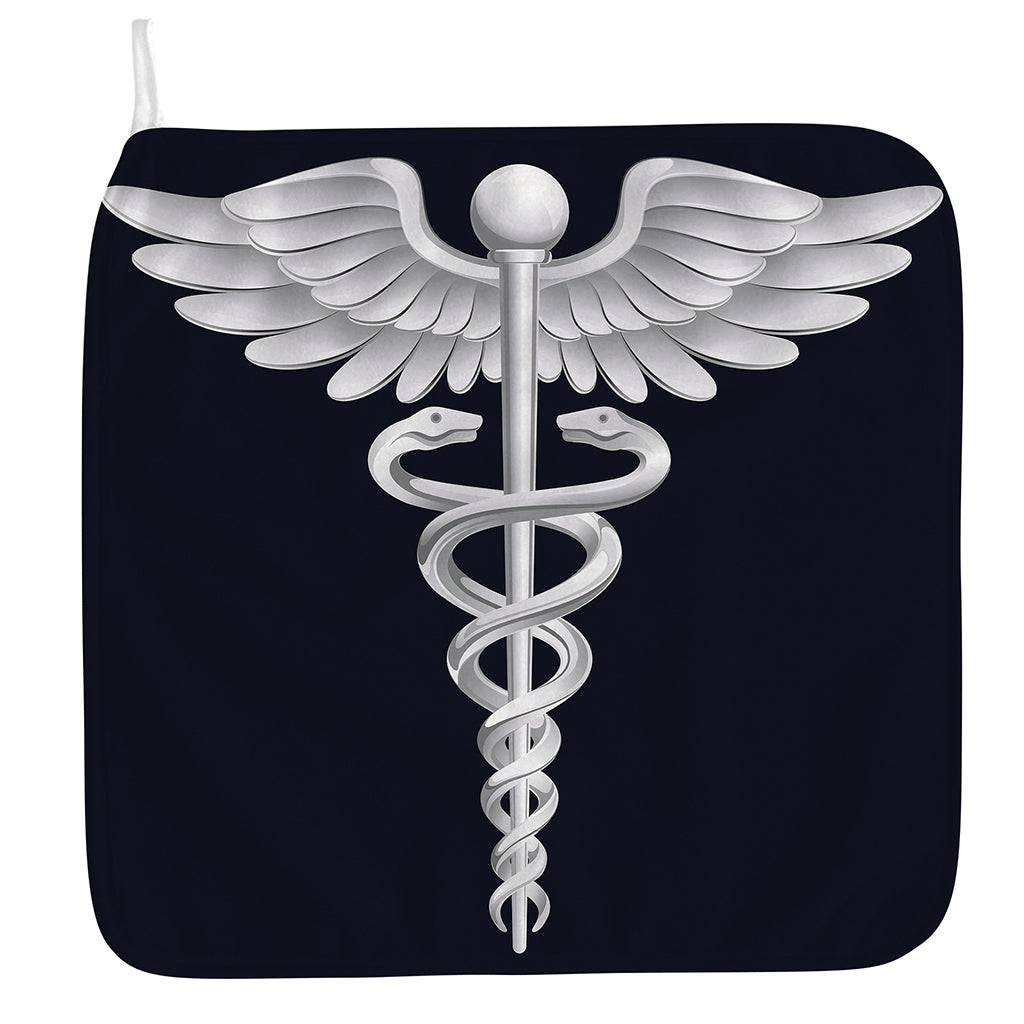 Caduceus Symbol Of Medicine Print Hand Towel