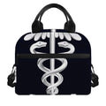 Caduceus Symbol Of Medicine Print Insulated Lunch Bag