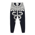 Caduceus Symbol Of Medicine Print Jogger Pants