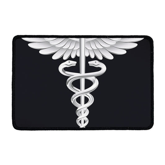 Caduceus Symbol Of Medicine Print Kitchen Mat
