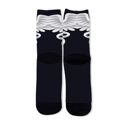 Caduceus Symbol Of Medicine Print Long Socks