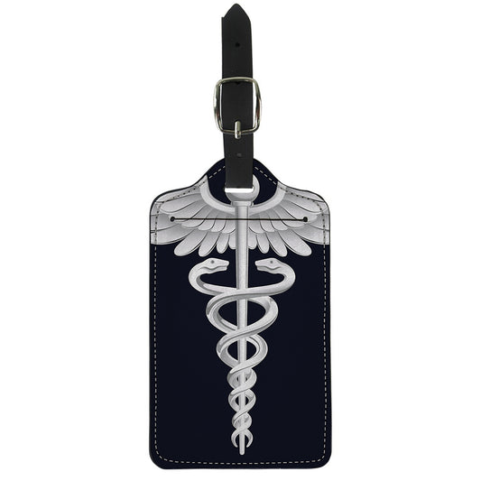 Caduceus Symbol Of Medicine Print Luggage Tag