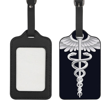 Caduceus Symbol Of Medicine Print Luggage Tag