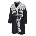Caduceus Symbol Of Medicine Print Men's Bathrobe
