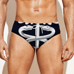 Caduceus Symbol Of Medicine Print Men's Swim Briefs