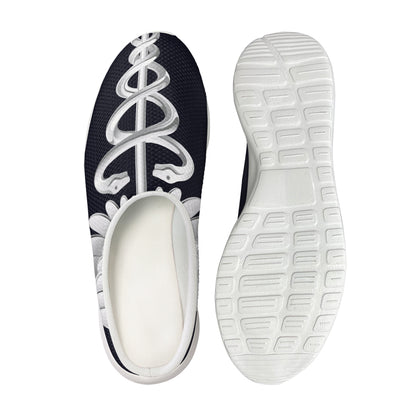 Caduceus Symbol Of Medicine Print Mesh Casual Shoes