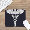 Caduceus Symbol Of Medicine Print Mouse Pad